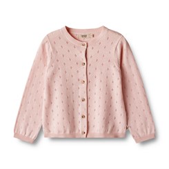 Wheat Knit Cardigan Maia - Rose ballet